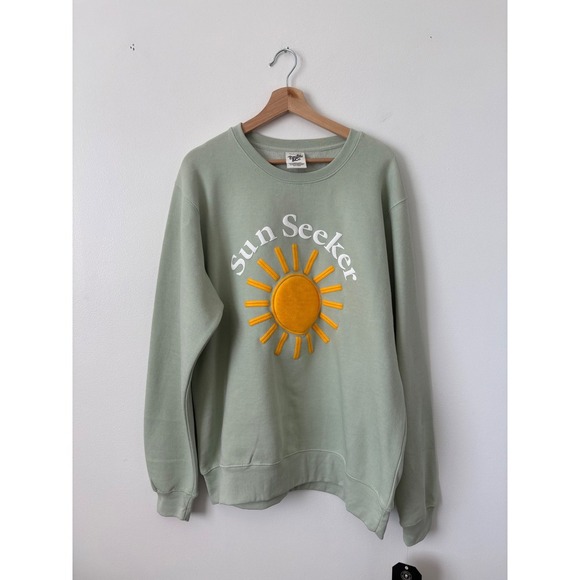 Tops - Pacific & Co Sun Seeker Green Sweatshirt –  - XL - NWT